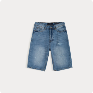 Loose Fit Bermuda Shorts